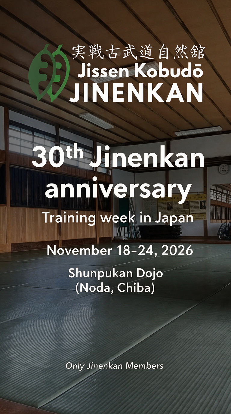 Jinenkan 30th Anniversary Training Week – November&nbsp;2026