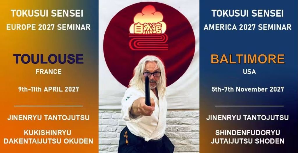 Confirmed 2027 International Seminars with Tokusui&nbsp;Sensei
